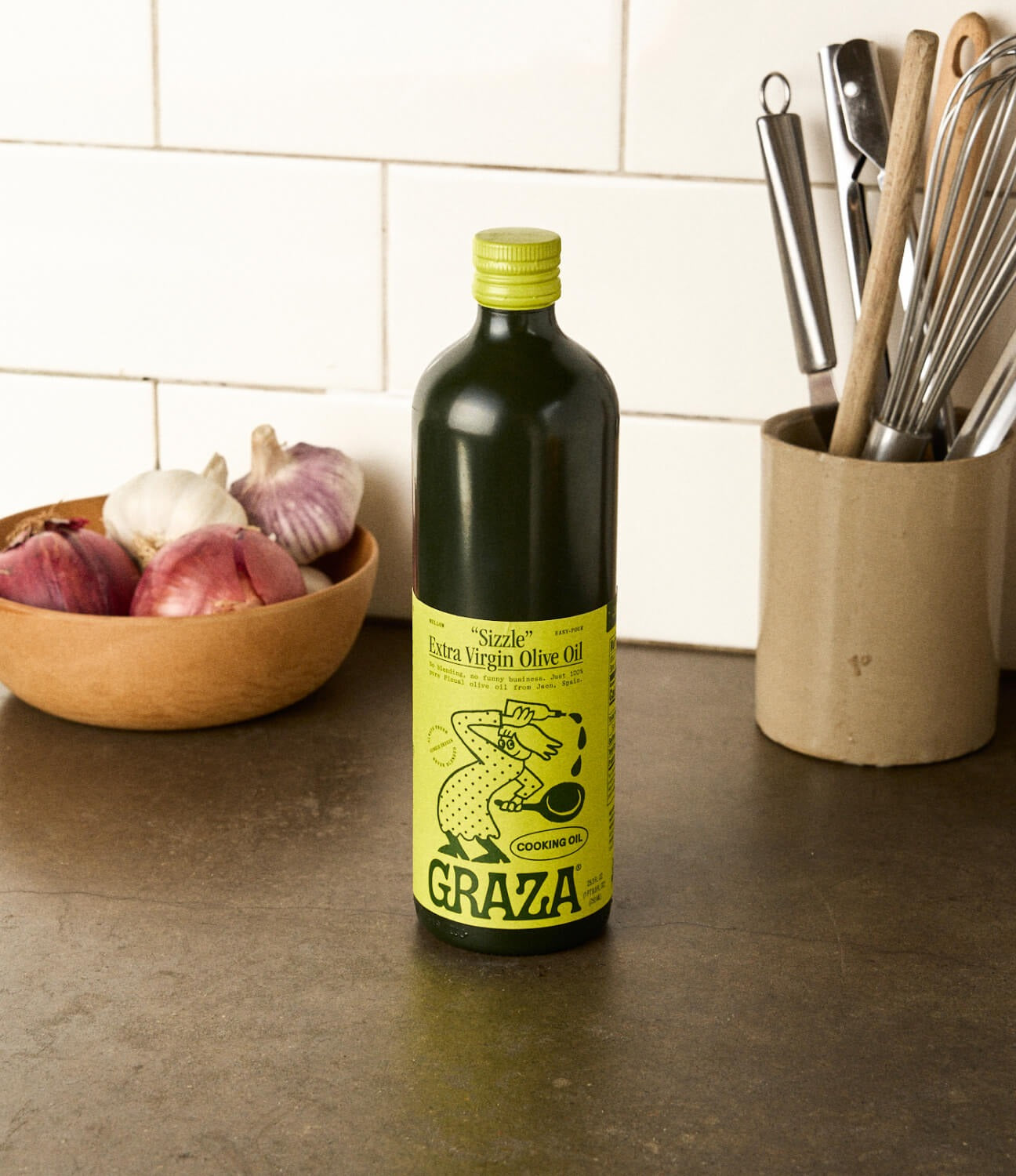 “Sizzle” Glass 2 Bottles