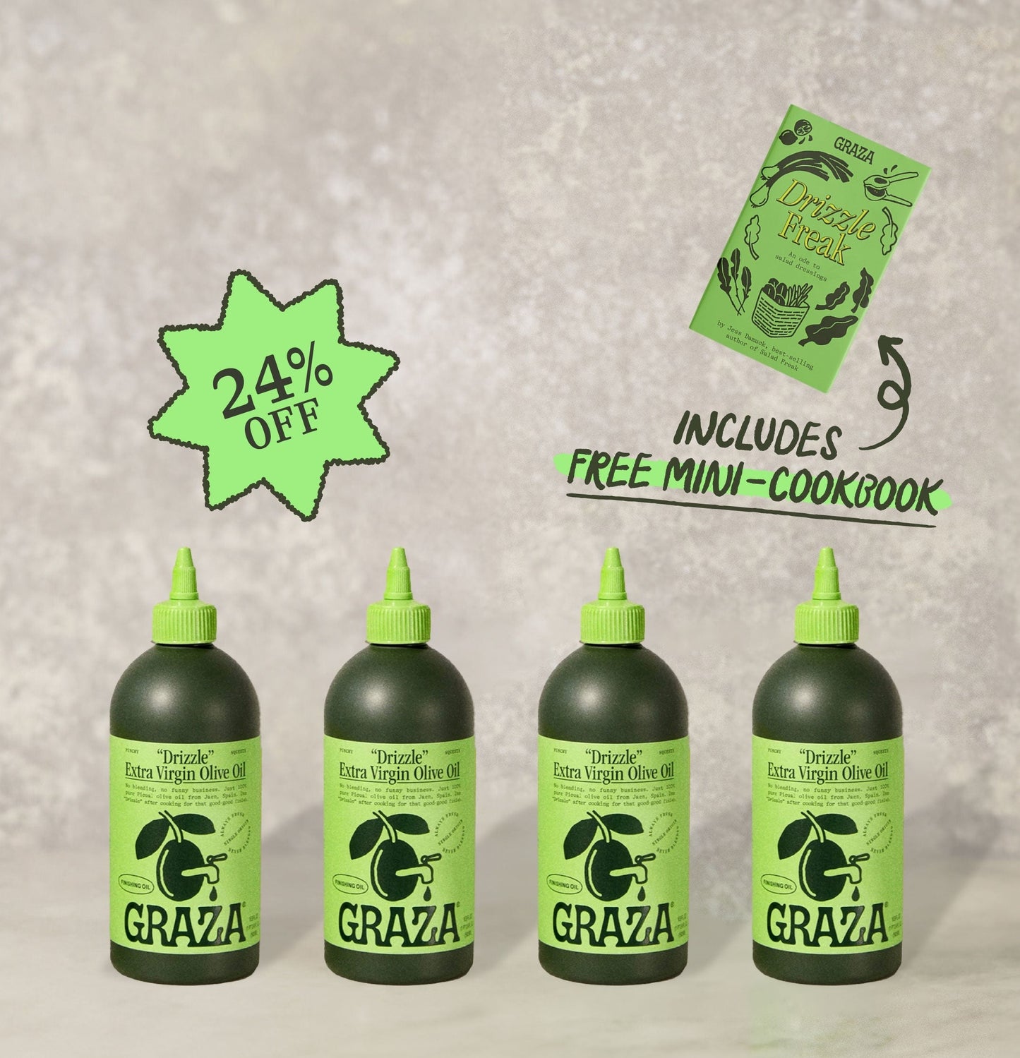 “Drizzle” 4 Bottles