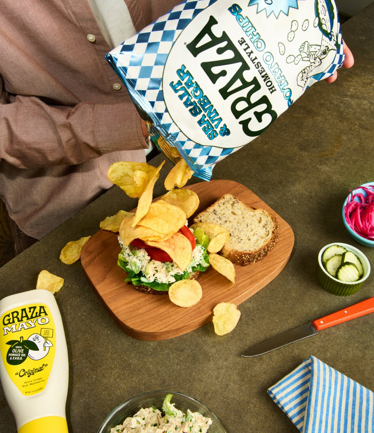 Sea Salt & Vinegar Olive Oil Potato Chips
