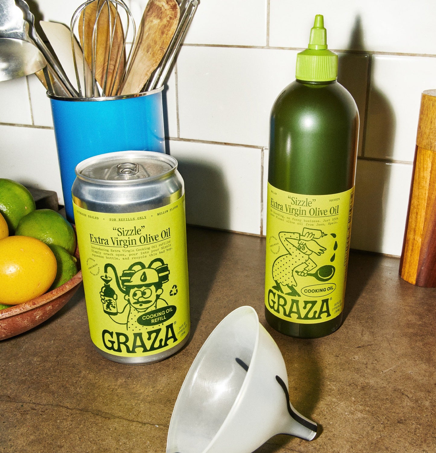 “Sizzle” Refill Can
